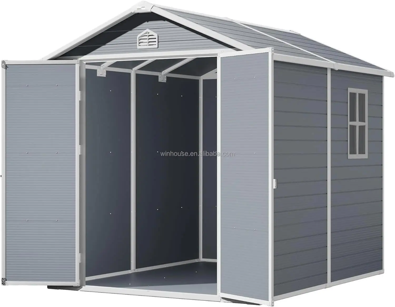 

Hot Sale Heavy- Modern Design Outdoor Steel Structure Storage Shed for Garden Utility Tool Storage or Warehouse Use