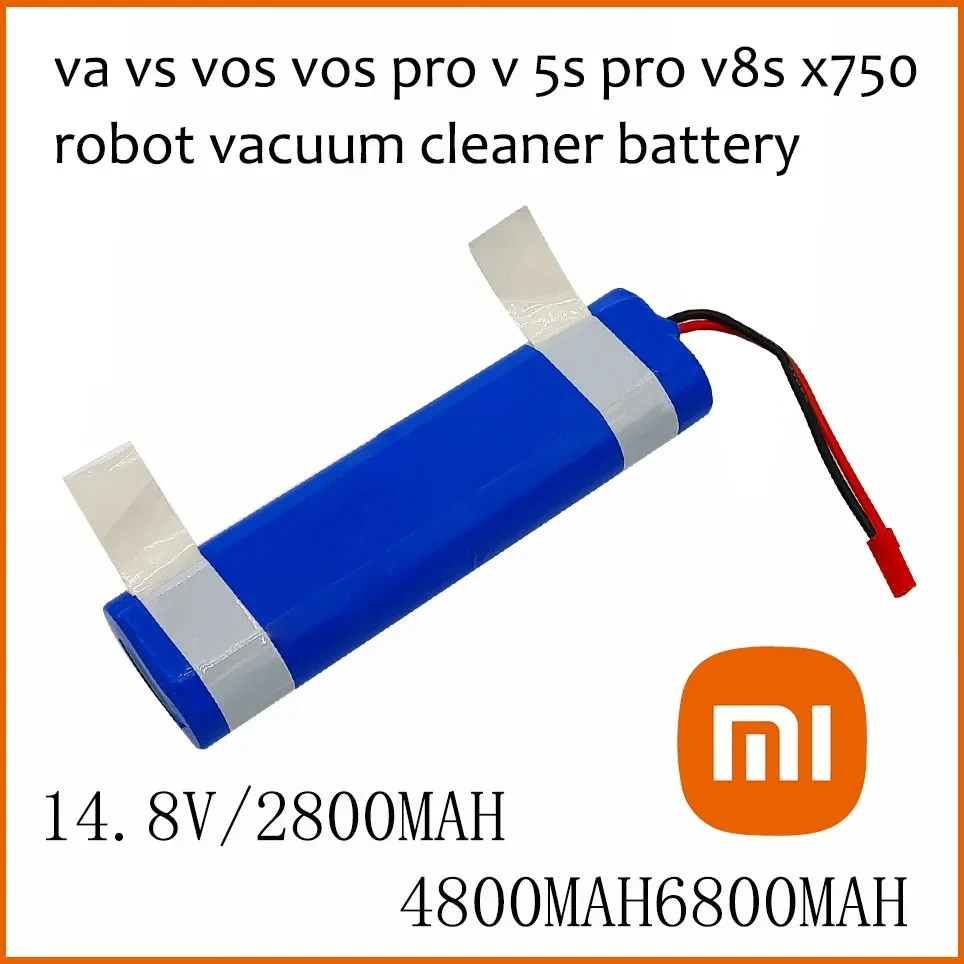 New for iLife V50 V55 V3s Pro V5s Pro V8s X750 robot cleaner battery and BMS 14.8V 3200 robot cleaner 4S1P battery