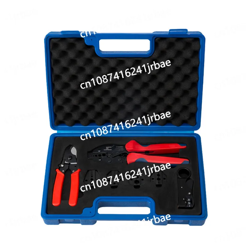 

Crimping pliers Multi-jaw combination set, plastic shell combination tool box terminal crimping pliers