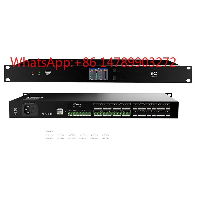

4 In 4 Out Digital Audio Processor 4 Channel Stage Sound Equipment