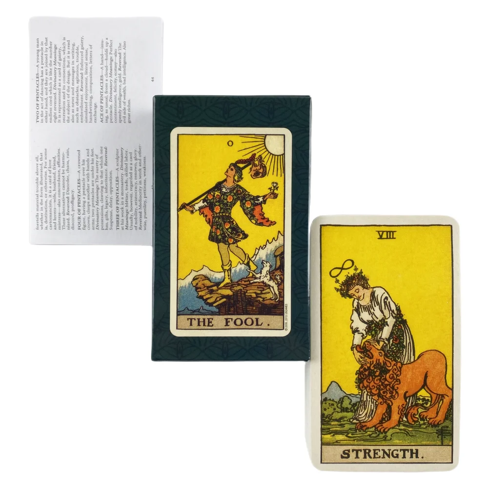 Rider Tarot Cards A 78 Deck With Paper Guidebook Oracle English Visions Divination Centennial Edition Borad Playing Games