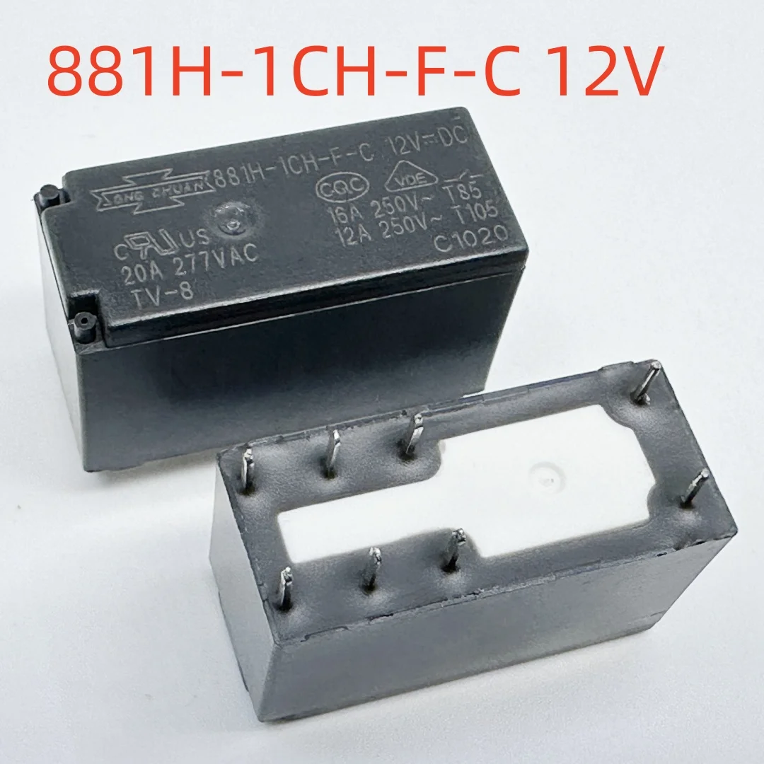 New 881H-1CH-F-C 12VDC (115FC8-20A) Relay 8pins