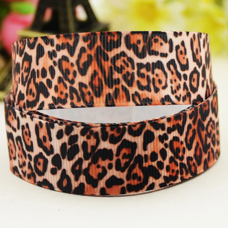 22mm 25mm 38mm 75mm Animal stria cartoon printed Grosgrain Ribbon party decoration 10 Yards satin ribbons