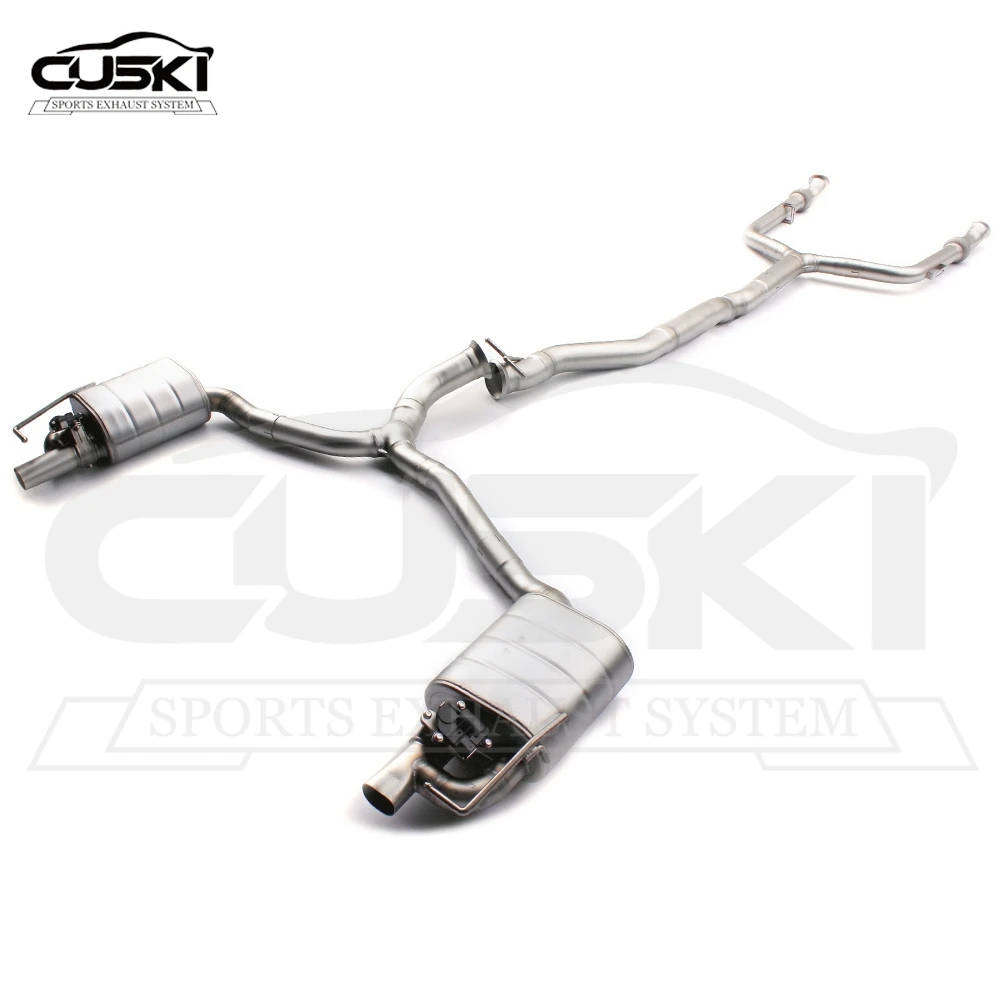 CUSKI Catback Exhaust  for Mercedes Benz 2016-2020 3.0T C43 AMG Stainless Steel Exhaust Muffler Racing Exhaust System