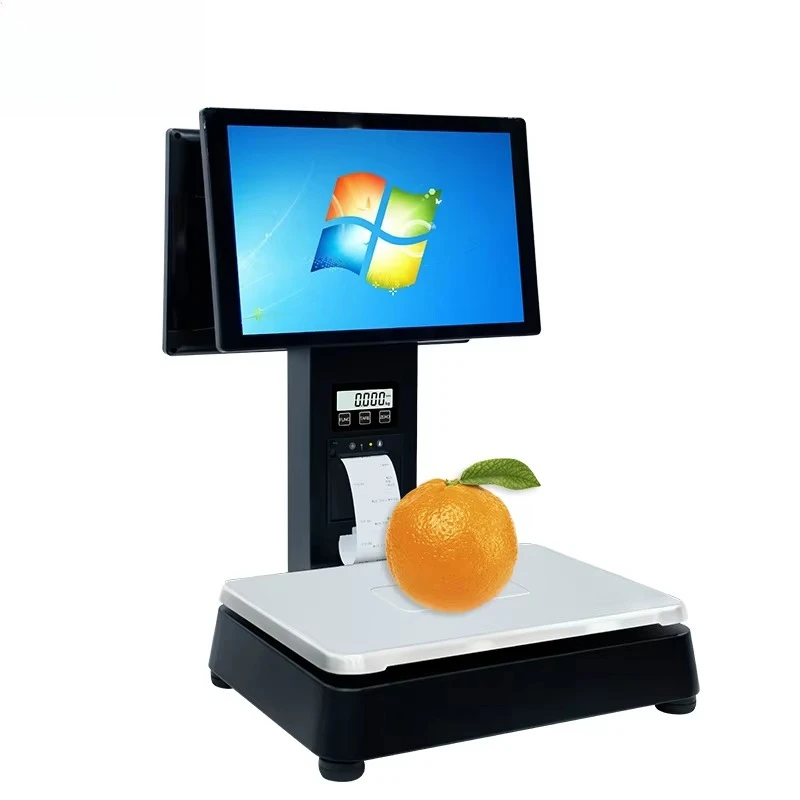 Bilancia POS con capacità di 15/30 kg - Touch screen da 15,6" per sistemi di cassiere al dettaglio