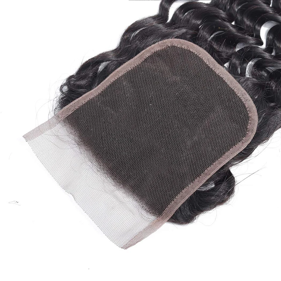 4x4/5x5/6x6 Water Wave Human Hair Closure HD Transparent Lace Closure Brazilian Human Hair Closure Lace Closure Only Natural Hairline With Baby Hair