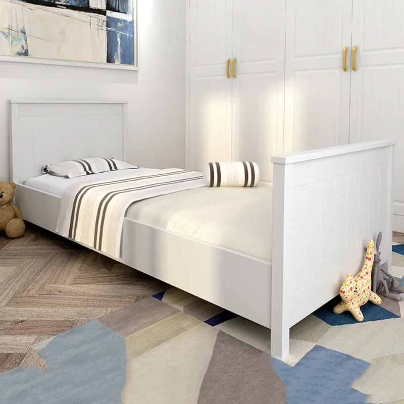 

Bedroom Furniture Wooden Kids' Children Beds Cama Infantil Sets Boy and Girl for Small Room with Mattress 1 Piece