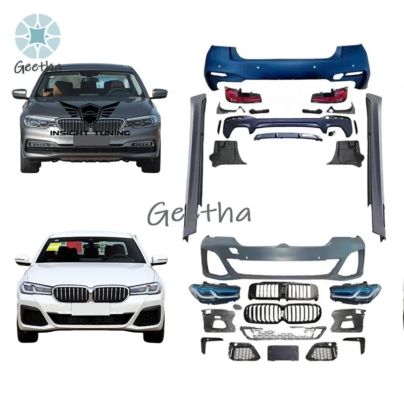 

Hot Selling 5 Series Car Bumper Rear Diffuser Tail Lamp Bodykit for Bmw G30 Pre Upgrade to Lci Mt Mtech Design Body Kit