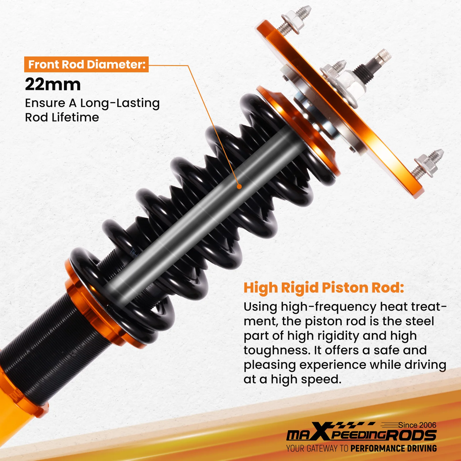 

Комплект койловеров MaXpeedingrods (амортизаторы и пружины) для Subaru WRX & STI 15-21