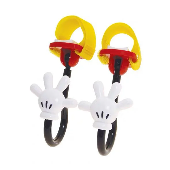 2pcs Disney Cartoon Stroller Hooks Mickey Car Seat Organizer Shopping Bag Holder Pothhook Baby Hanger Baby Bag Car Accessories