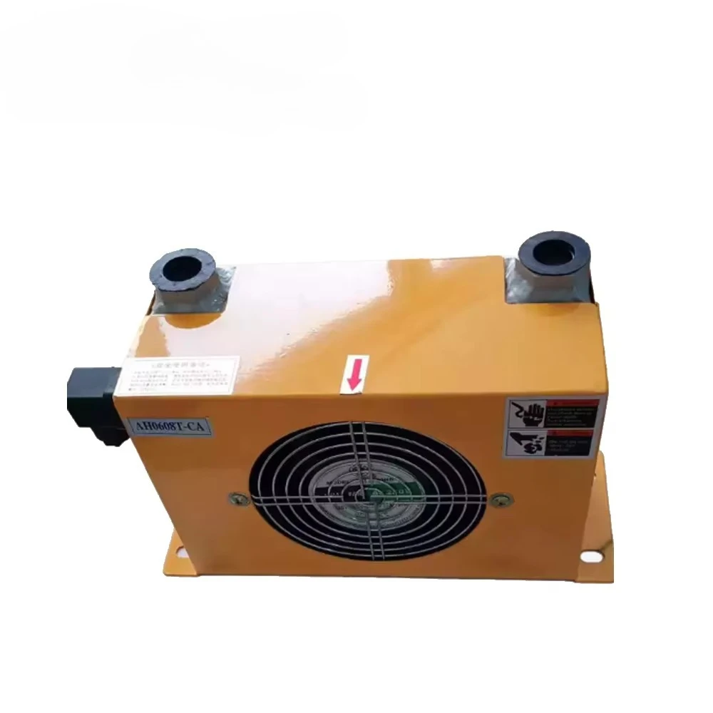 Aluminum hydraulic oil radiator Hydraulic air oil cooler with fan