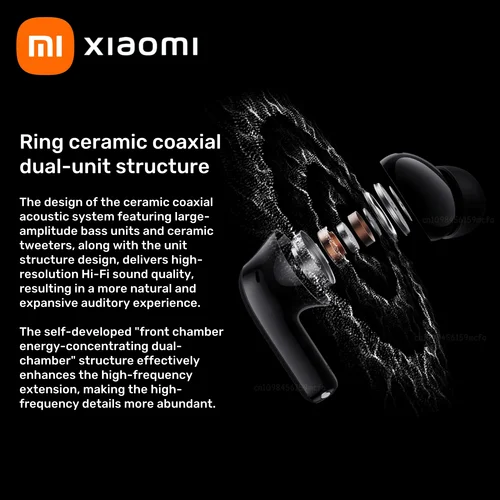 Imagen 2 del producto Xiaomi Redmi Buds 5 Pro auriculares Bluetooth TWS 52dB 4kHz auriculares inalámbricos verdaderos auriculares con micrófono con cancelación de ruido auriculares ANC