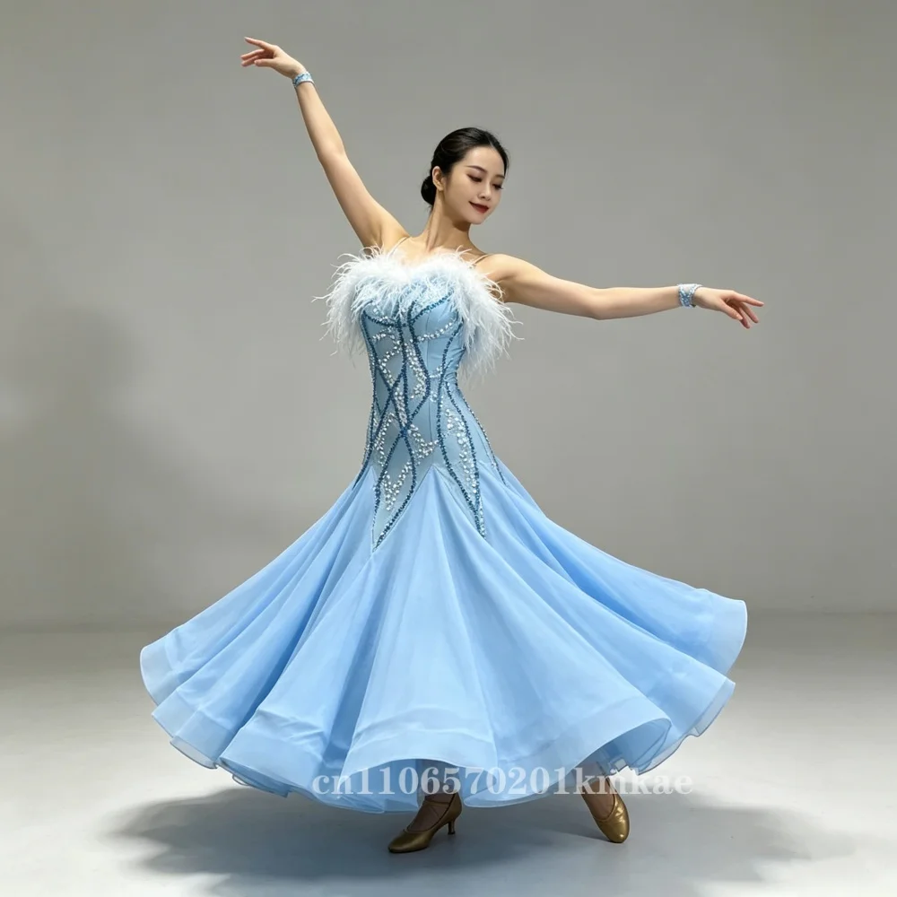 

Waltz Ballroom Dance Dress Women Competition Dance Ballroom Dancing Costume Standard Dance Dress Women Competition