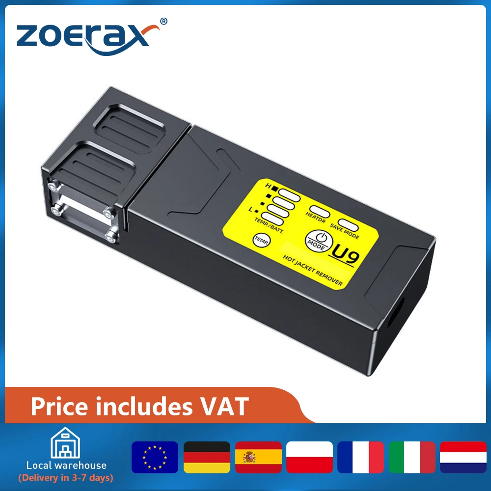 ZoeRax Fiber Thermal Stripper Zange Optisches Abisolierwerkzeug für Ribbon Fiber und Cable Fusion