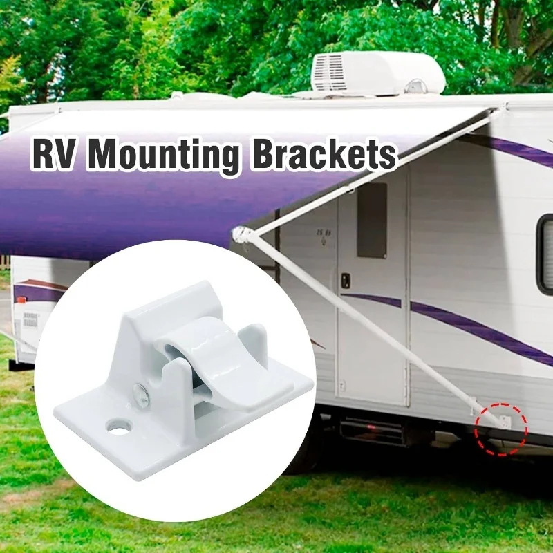 

1-Piece Awning Mounting Bracket Bottom Bracket Assembly Awning Arm Replacement Part For Dometic Sun Chaser RV Camping Trailers