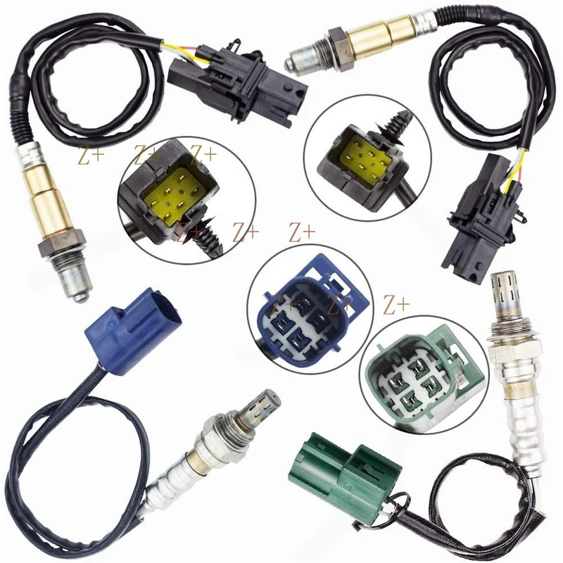 Z+ 4pcs O2 Oxygen Sensor Upstream+Downstream Fit for 2004-2007 Infiniti G35 V6 3.5L