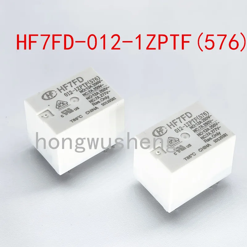 100% Nouveau 1pcs HF7FD-012-1ZPTF(576) DC12V relais 12A 6 broches