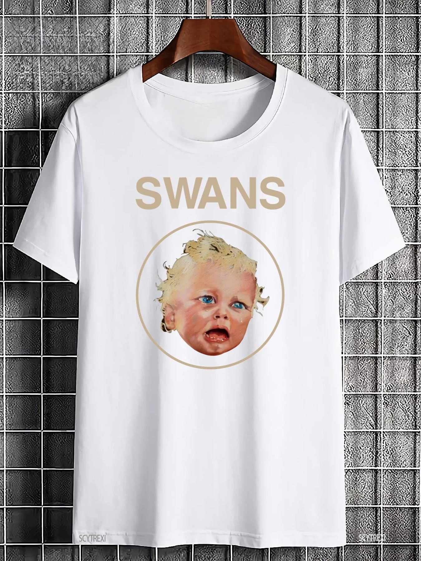 Unisex Swan Print 