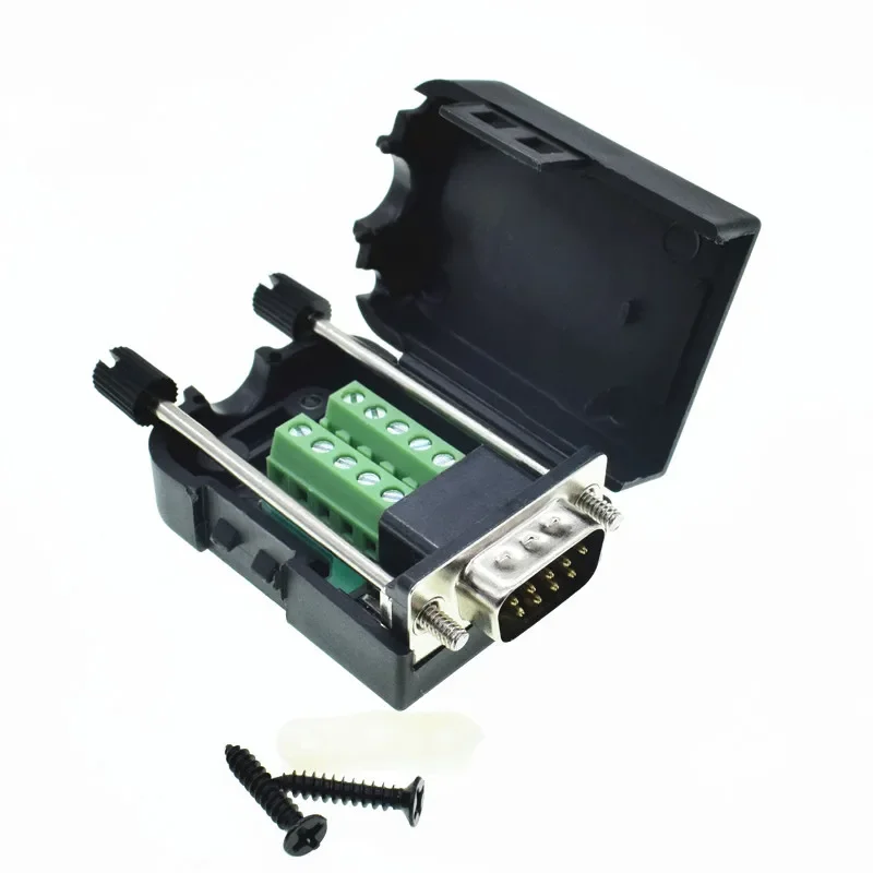 DB9 Connector COM transfer-free solder terminal DB9 Male Connector RS232 DB9 Breakout D-SUB Connector Female