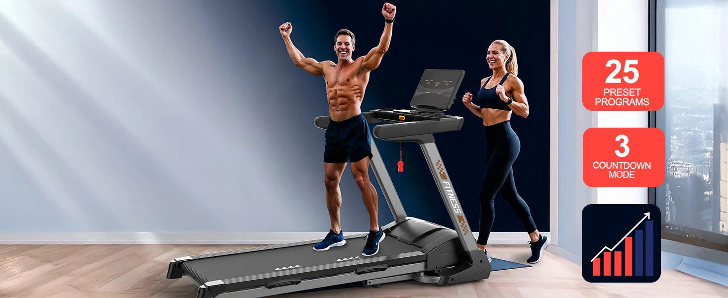 Klappbares Laufband | 18 Stufen automatische Neigung | 18 km/h Höchstgeschwindigkeit | 4,5 PS Motor | Laufband mit 150 kg Tragfähigkeit für Heimfitness – Detail 7