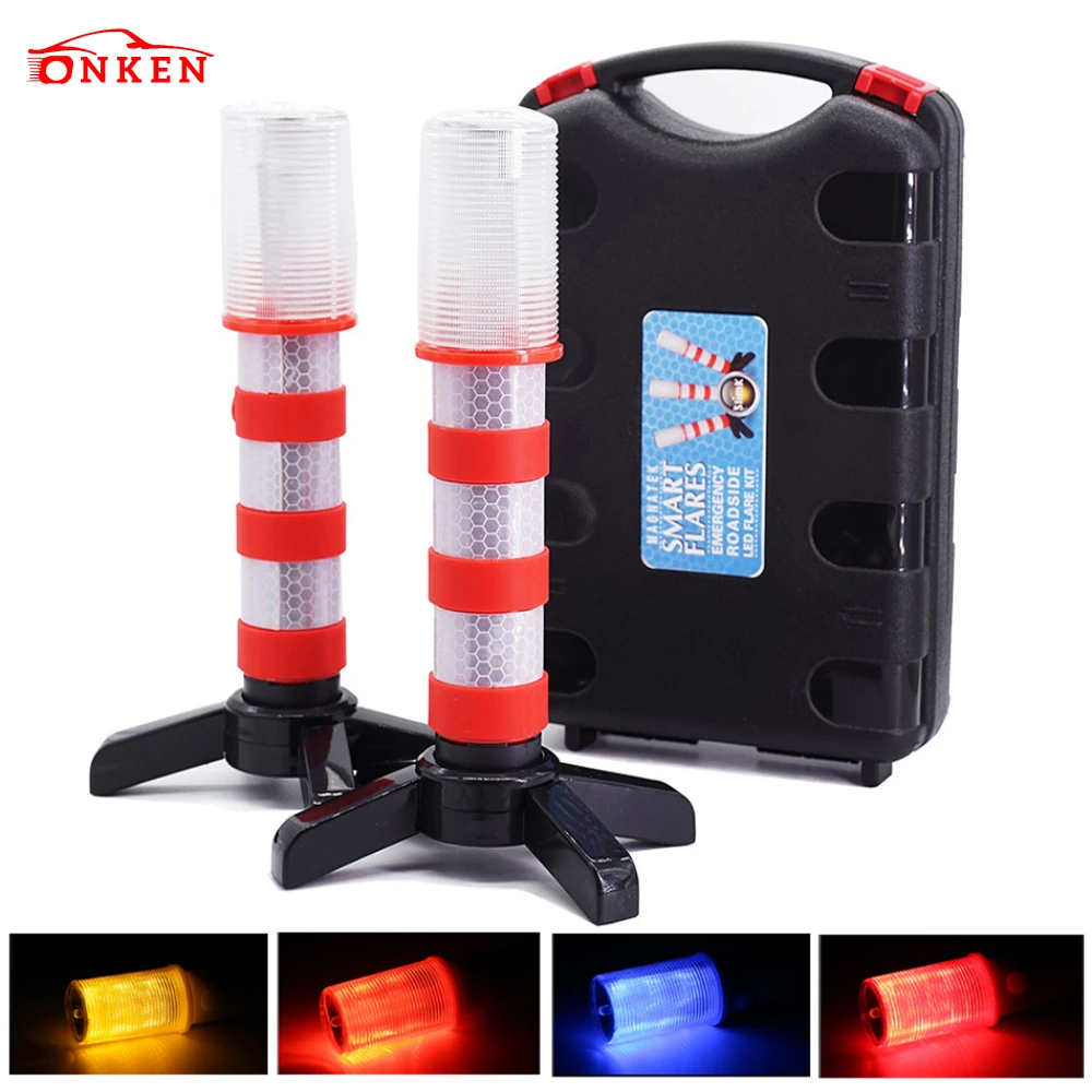 Led Twinkle Star Emergency Car Roadside Flares Light Kit Safety Strobe Warning Light Alert Flare For Out Door Camping Traveling