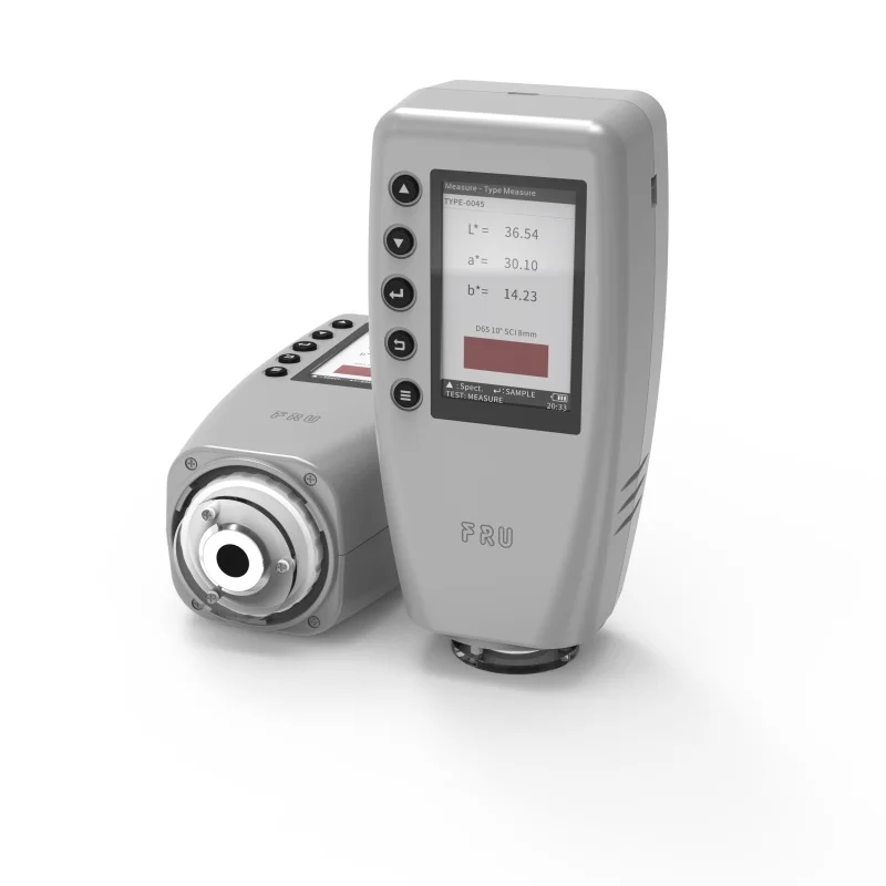 High Quality Portable Accurate Colorimeter WR18 Color MeterSwitchable Caliber with 4mm 8mm WR10