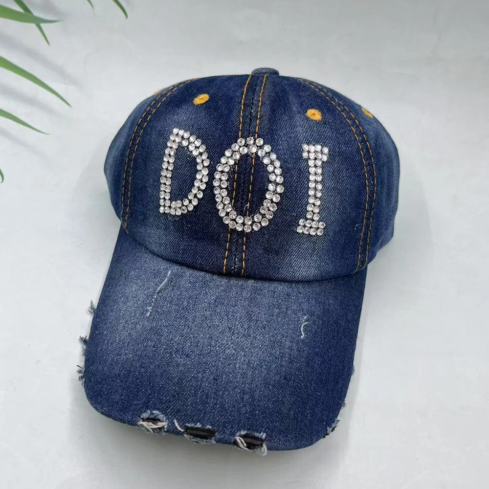 اليدوية المخصصة جميع حجر الراين الأبيض نادي نسائي اليوناني الأخوات DOI شعار إلكتروني قبعة هدية #2