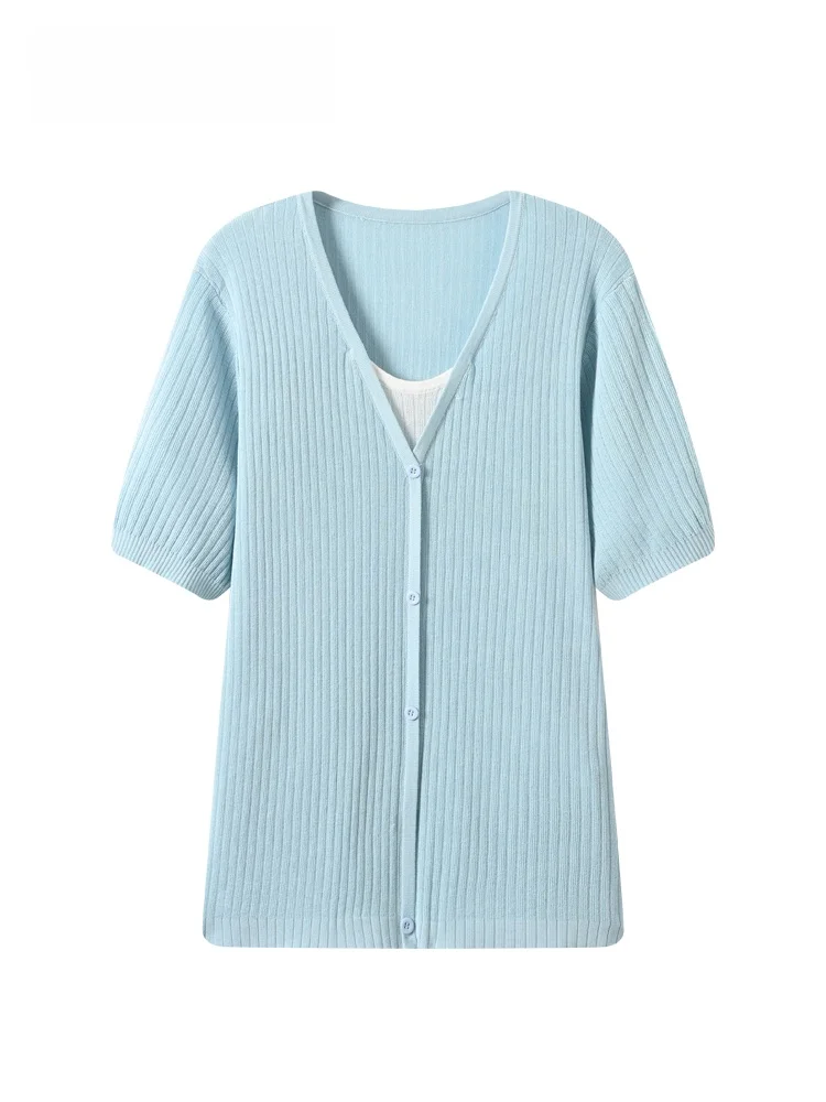 

Cara CLUB plus Size Short Sleeve T-Shirt Women Summer New Style Fashionable Loose Top Trendy Ice Silk Korean Style round Neck