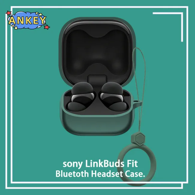 Case for Sony LinkBuds Fit Protective Cover TWS Ring Anti-fall Soft Silicone Wireless Bluetooth Earbuds Shell Carrying