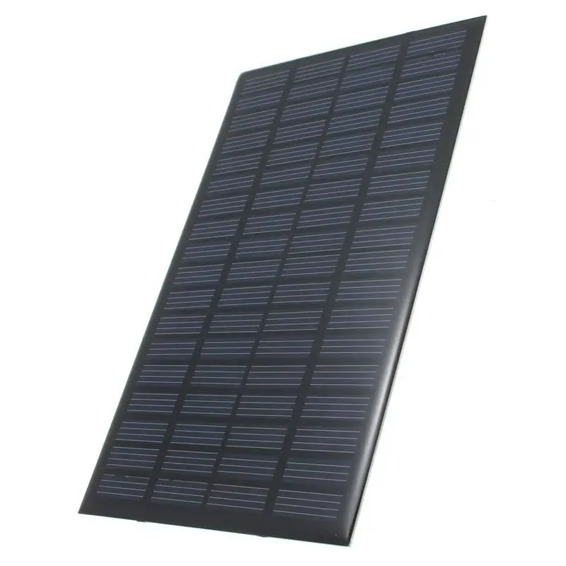 Paneles solares policristalinos de tamaño pequeño de 18V, 2,5 W, cargador Solar DIY para carga de batería de 12V, 194x120MM, 10 Uds.