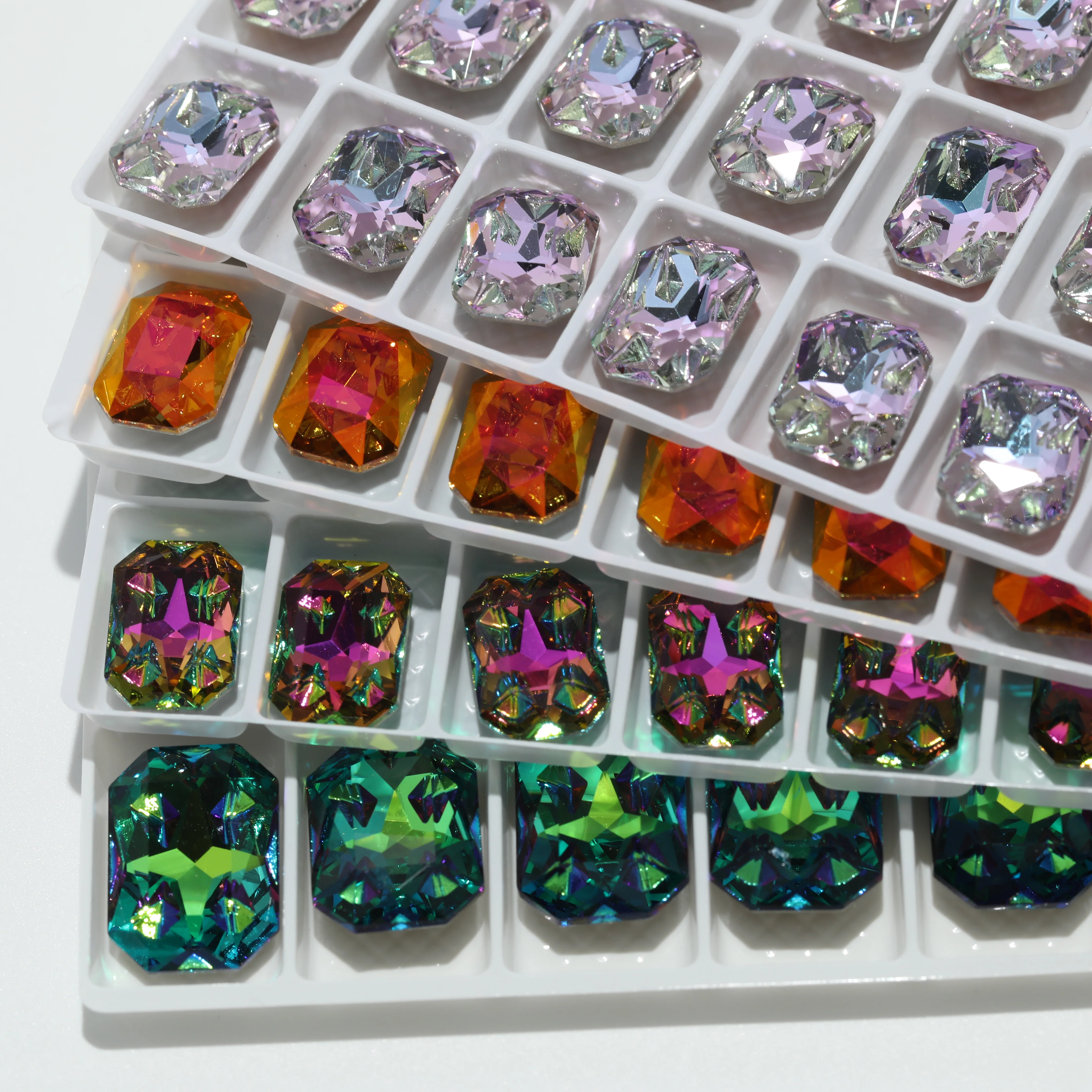 GRST Glänzende Kristalle DV4023 Achteckige Fancy Stones Premium Meteorite Serie Strasssteine DIY-Zubehör für Nagelkunst und Hochzeitskleider – Detail 5