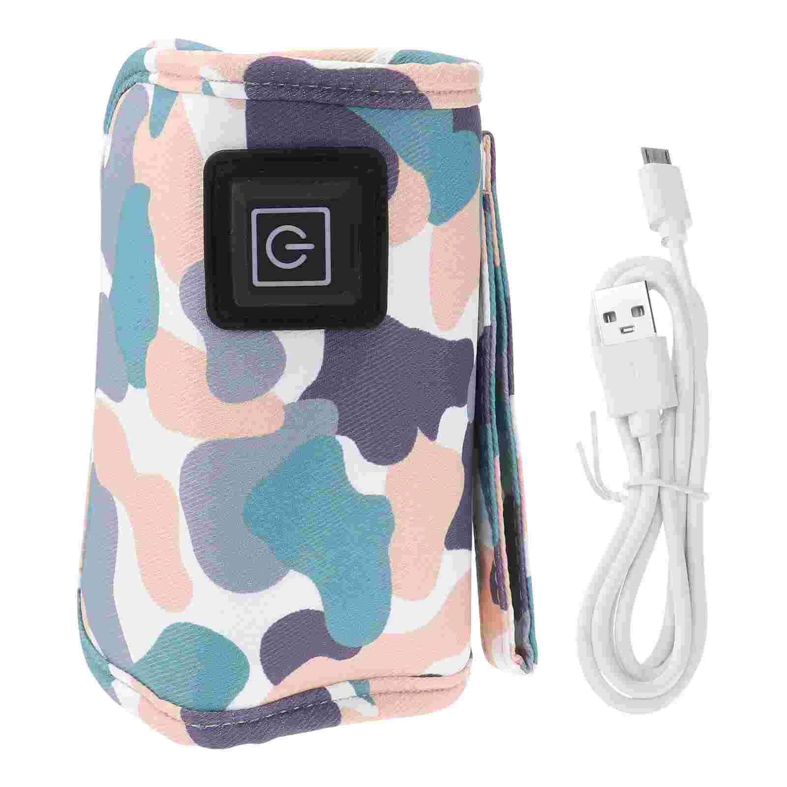 Baby Bottle Warmer Bottles Feeding Sleeve Cap Heating Milk Cover Cloth USB Newborn Infant