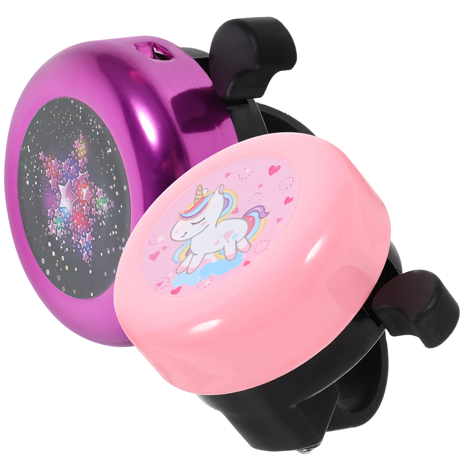 

2pcs Children Bike Bell Kids Cartoon Bicycle Bell Cute Small Bike Bells for Girls Boys Plastic Durable Safe Accessories