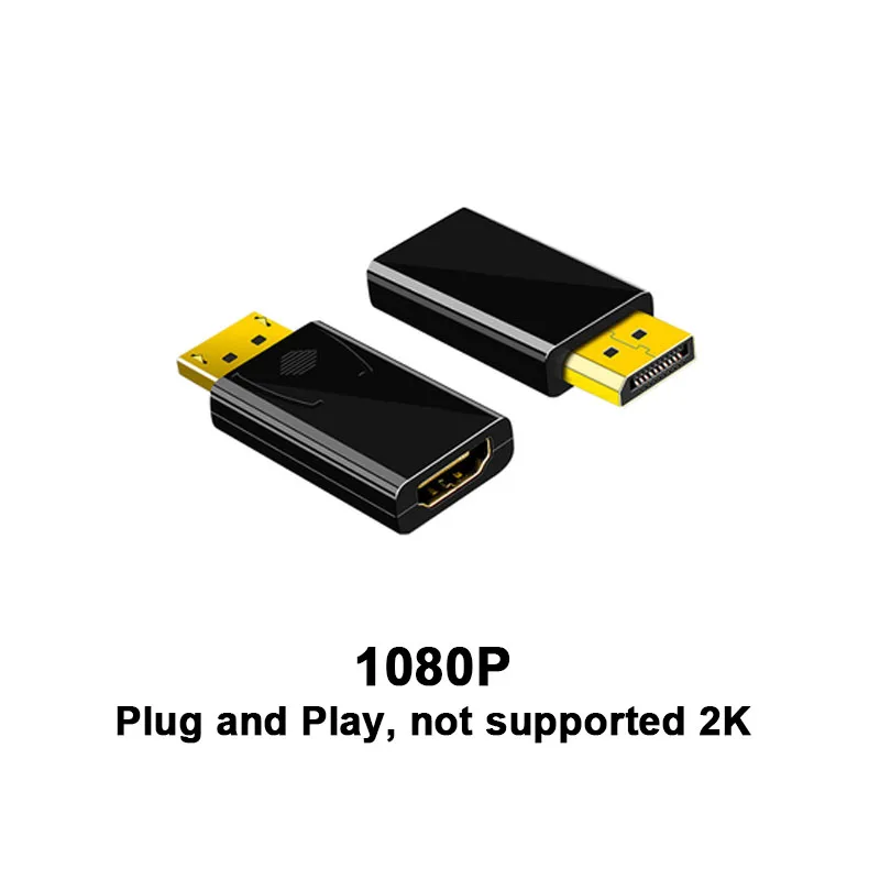 1080P/4K DP to HDMI Adapter Connector,MINI.HDMI cable,USB 2.0 Motherboard 9pin 1 in 2 Splitter,DIY Computer Accessries