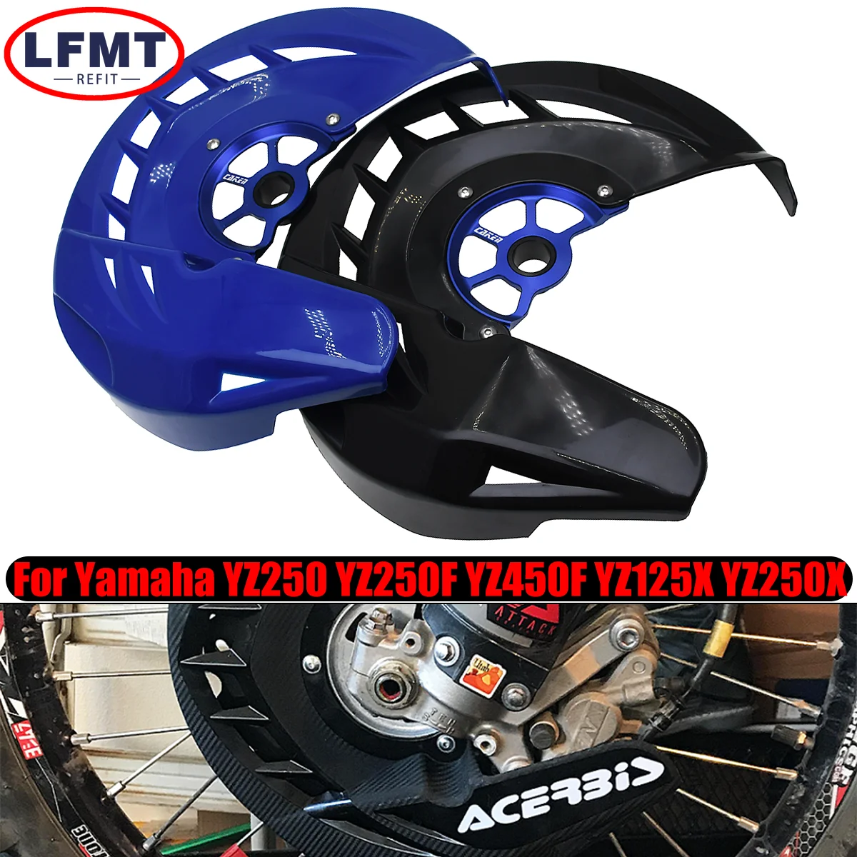 Motorcycle 20mm 22mm front brake disc protection cover Cover For Yamaha YZ250 YZ250F YZ450F YZ125X YZ250X WR125 WR250 WR250F