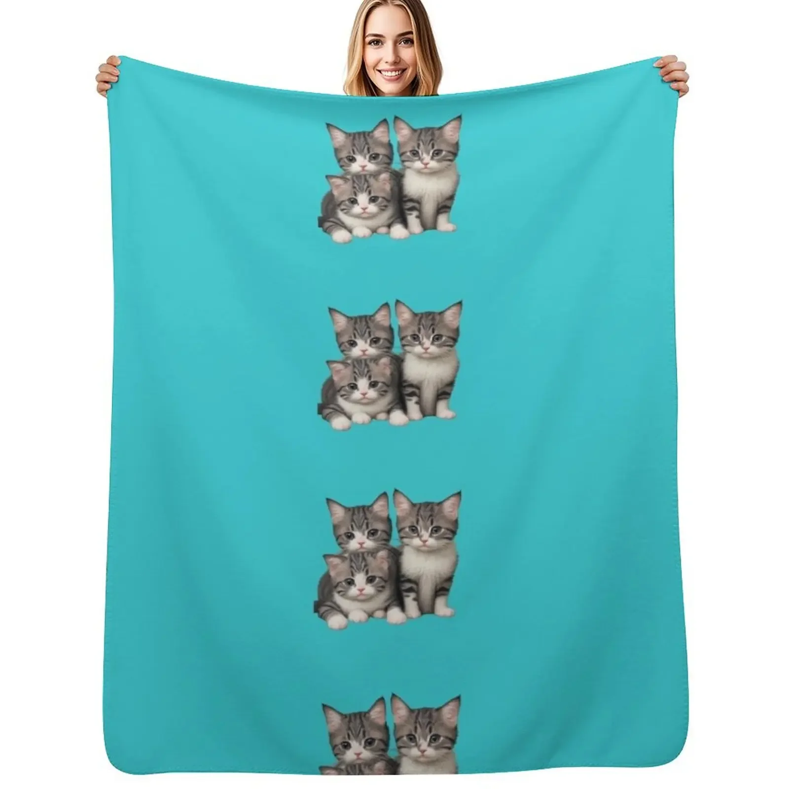 

kittens Throw Blanket Thin Weighted Heavy for winter Blanket