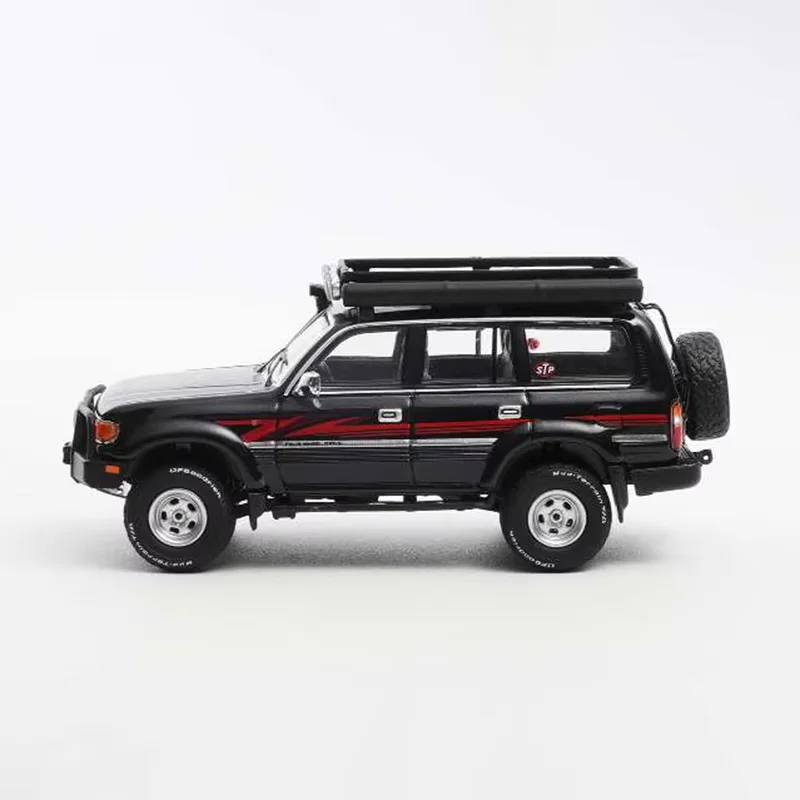 Pré-venda gcd escala 1:64 land cruiser lc80 liga simulação modelo de carro de metal ornamento lembrança exibição coleção hobby presente
