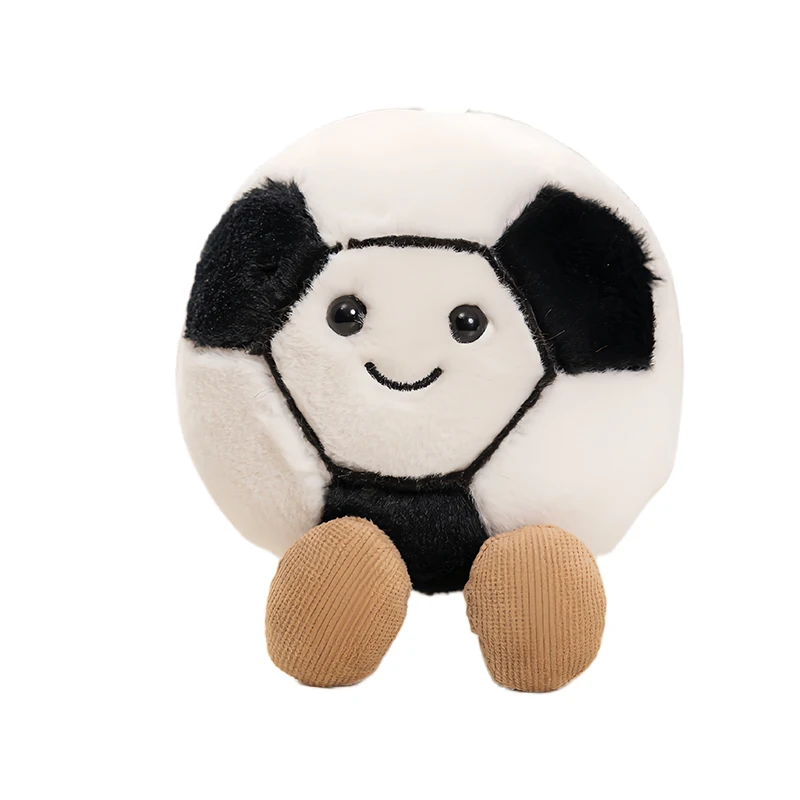 New Cute Simulation Tennis Ball Pendant Plush Toy Key Chain Kids Soft Gifts for Girls Boys Room Decor