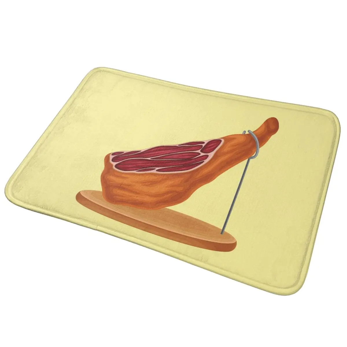 Felpudo antideslizante Jamon español, alfombra para raspar arena, alfombra para entrada de cocina, hogar, balcón, alfombrillas