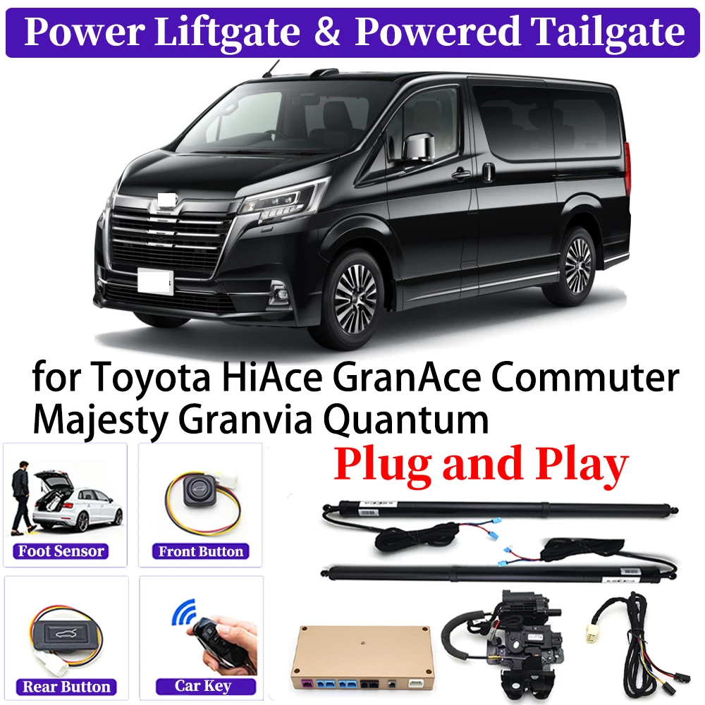 for Toyota HiAce GranAce Commuter Majesty Granvia Quantum Car Automatic Power Liftgate Kit Smart Auto Electric Tailgate System