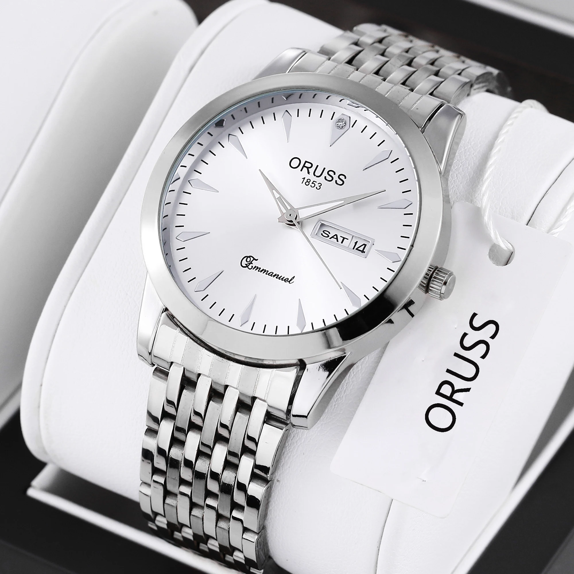 Herren uhr Klassiker alles Mode High-End-Atmosphäre edler Gentleman Trend langlebiger Stahl gürtel Freizeit Business Sport Sie