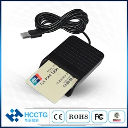 CCID ISO 7816 USB Contact IC Chip Card Reader And Writer DCR33