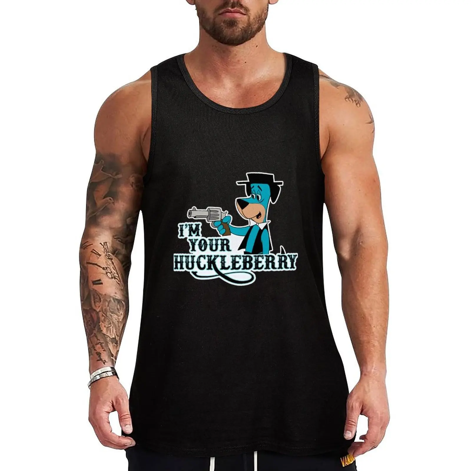 

Im Your Huckleberry Tank Top summer Men's tops Men's gym t-shirts basketball gym clothes men