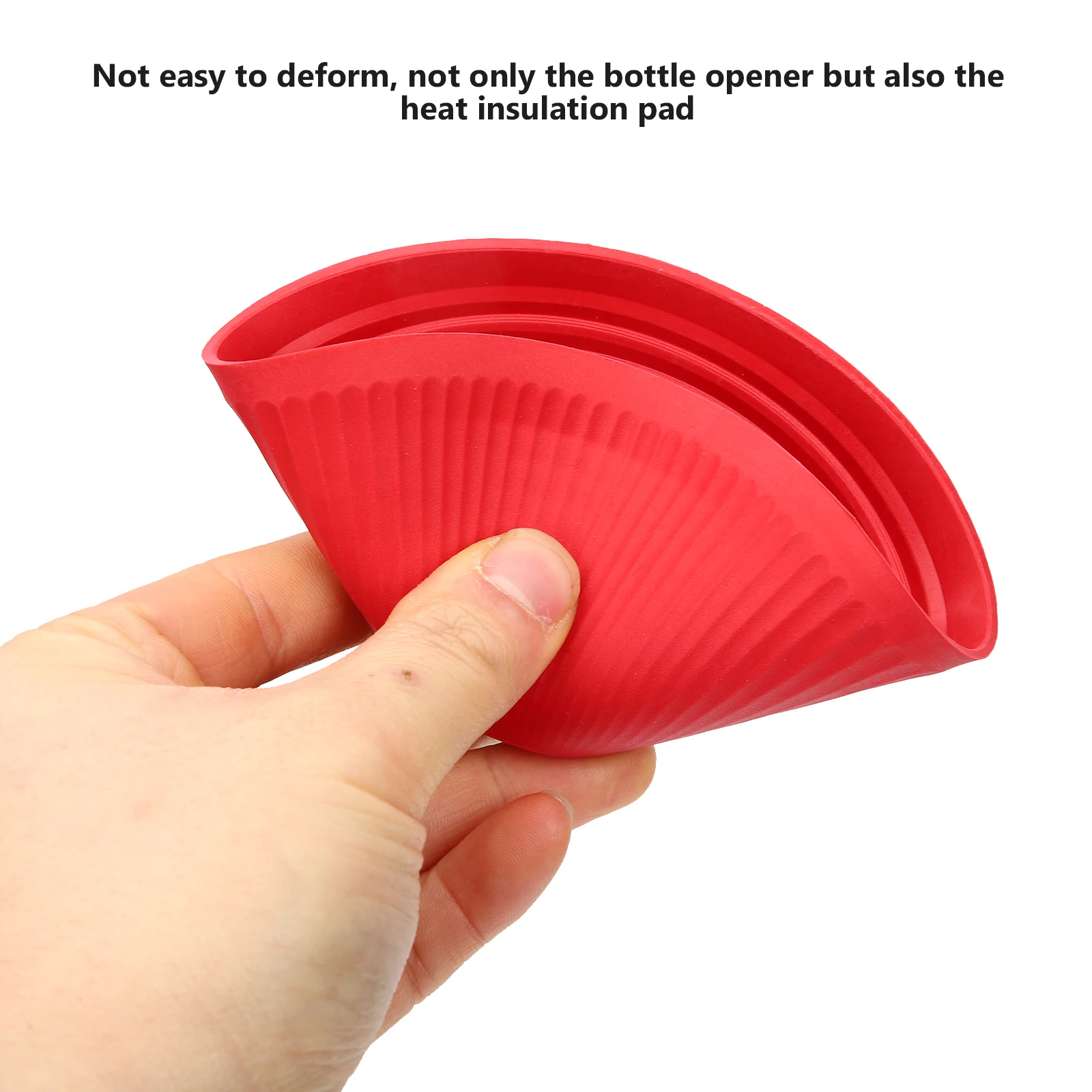 

6pcs Openers Rubber Gripper Pads Heat Insulation Non Jar Opener Gripper Pad Slip Flexible Kitchen Tools Bottle Opener Ceramics