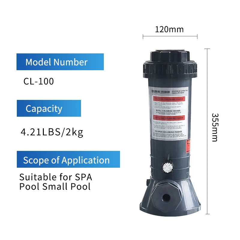 卸売新しいデザインの自動塩素フィーダー スイミング プール プール クリーニング ツール & アクセサリー