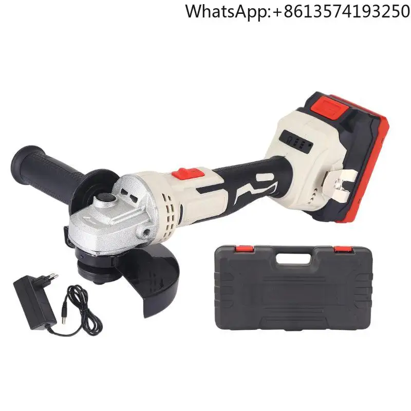 

High Performance 21V Cordless Angle Grinder 125mm Disc Diameter Industrial/DIY Brushless Motor Slide Stainless Steel Anti-slip