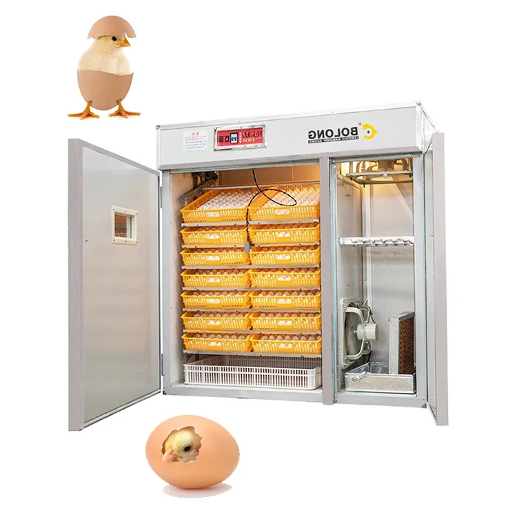 Commercial Fully Automatic Chicken Egg Incubator Incubadora Egg Hatching Machine Shopping