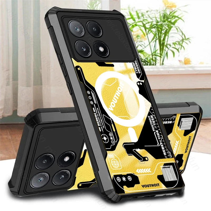 Transparent Phone Case For Redmi K70 K60 Ultra K50 Gaming K40 Pro Plus K30i K20 Shock Fall Prevention Acrylic Case Metaverse