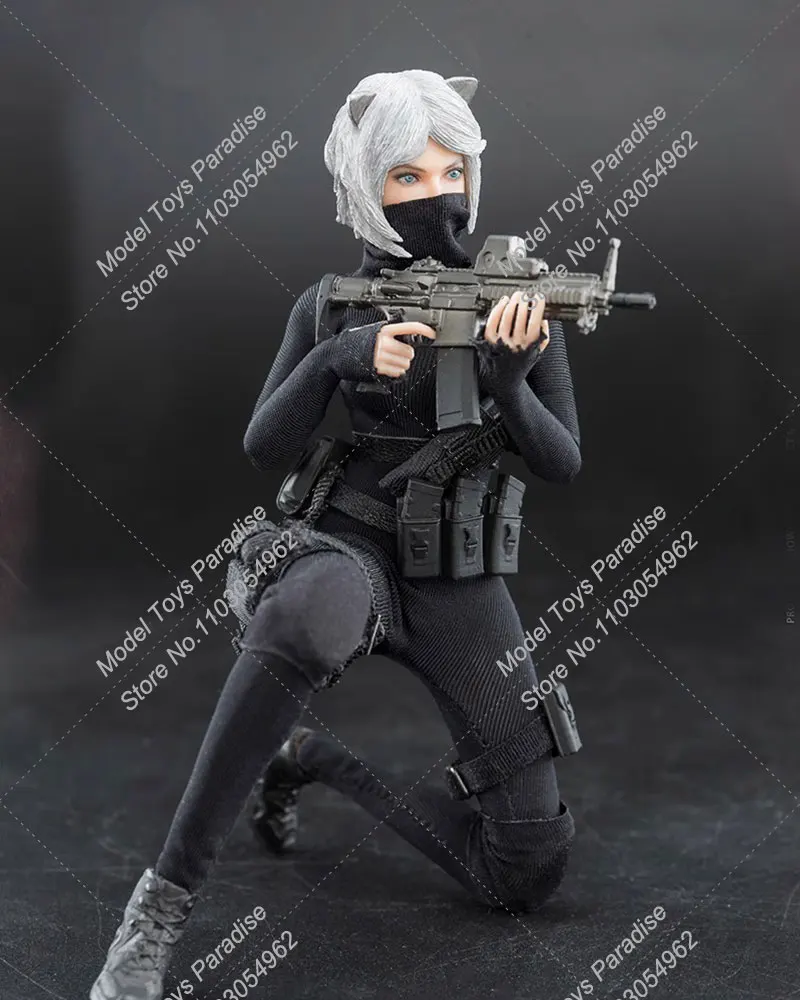 VERYCOOL VCF-3002 scala 1/12 donne soldato Set completo femminile assassino vestiti neri Set 6 pollici Action Figure giocattoli da collezione regali