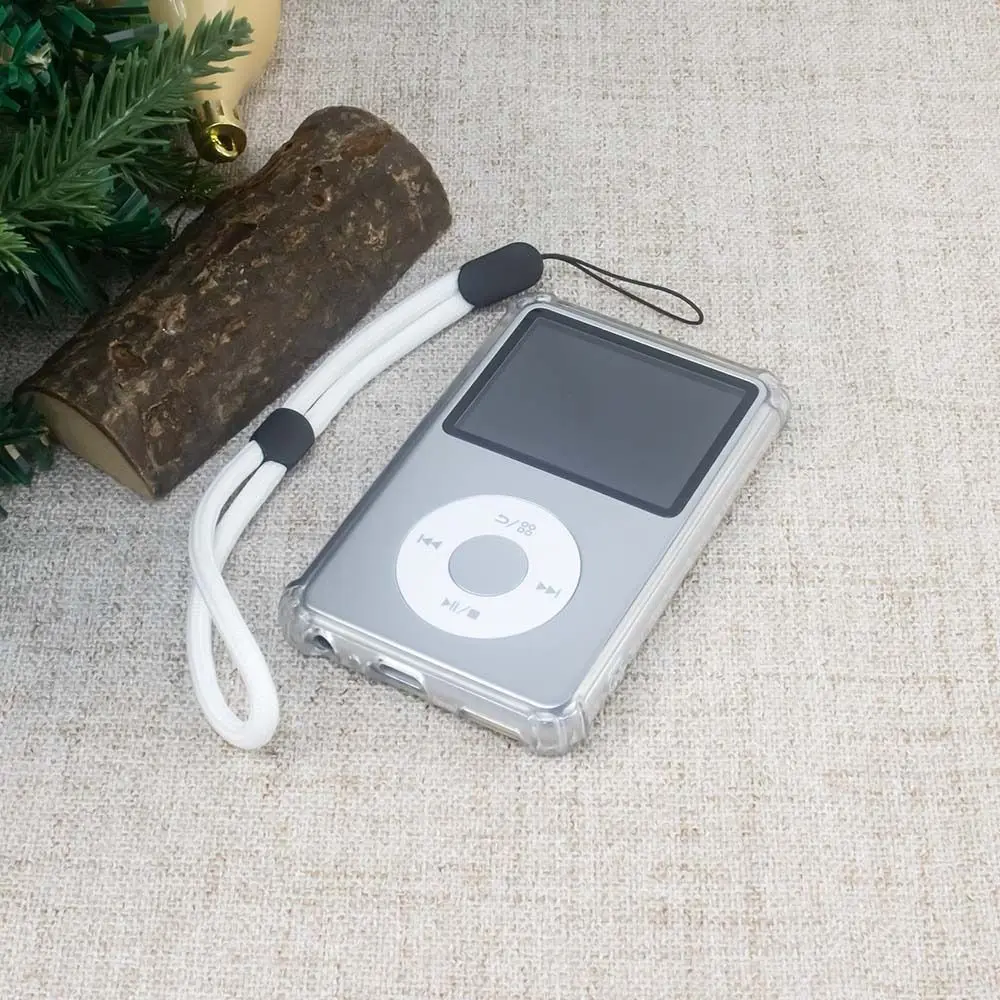 Transparent Protective Case Soft TPU Shockproof MP3 Player Cover Anti-Scratch with Lanyard for Innioasis Y1 MP3 Player